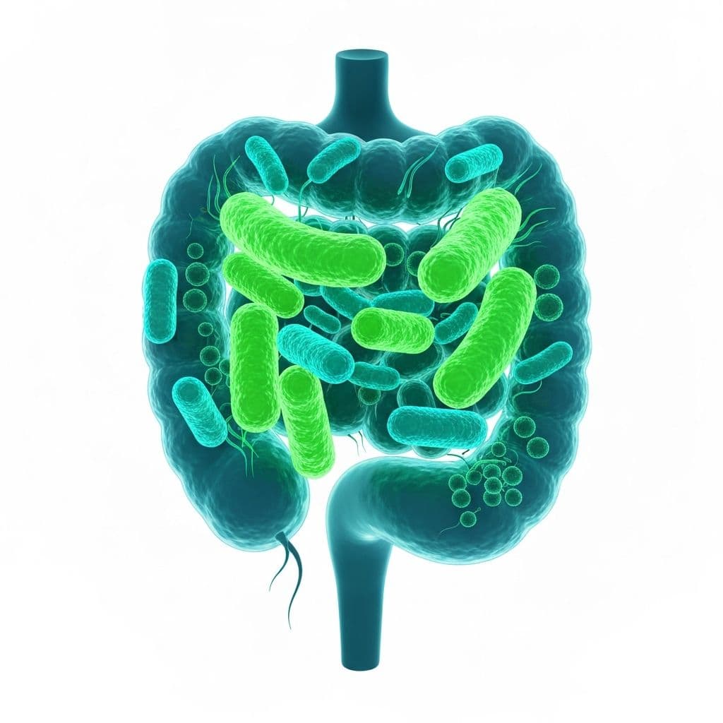 Gut microbiome science visualization